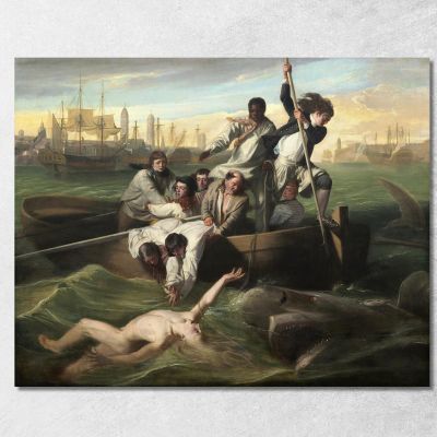 Watson And The Shark John Singleton Copley jsg67 canvas print 