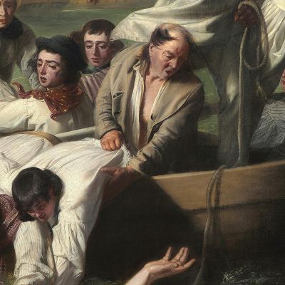 Watson And The Shark John Singleton Copley jsg67 canvas print