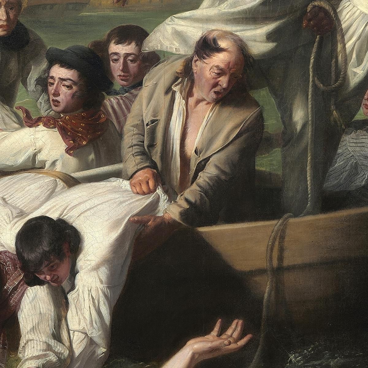 Watson And The Shark John Singleton Copley jsg67 canvas print