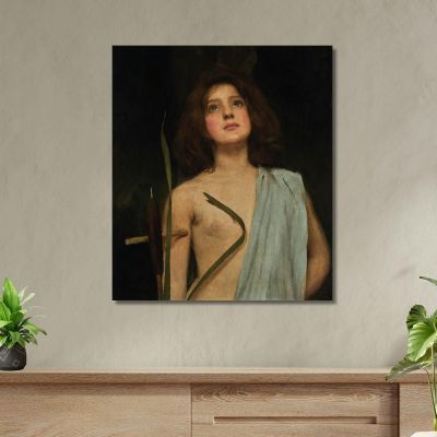A Young Saint John William Waterhouse jww5 canvas print 
