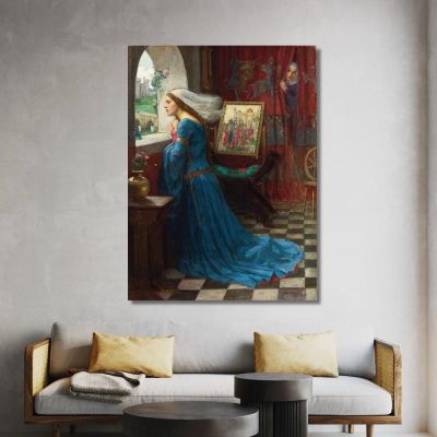 Fair Rosamund John William Waterhouse jww12 canvas print 