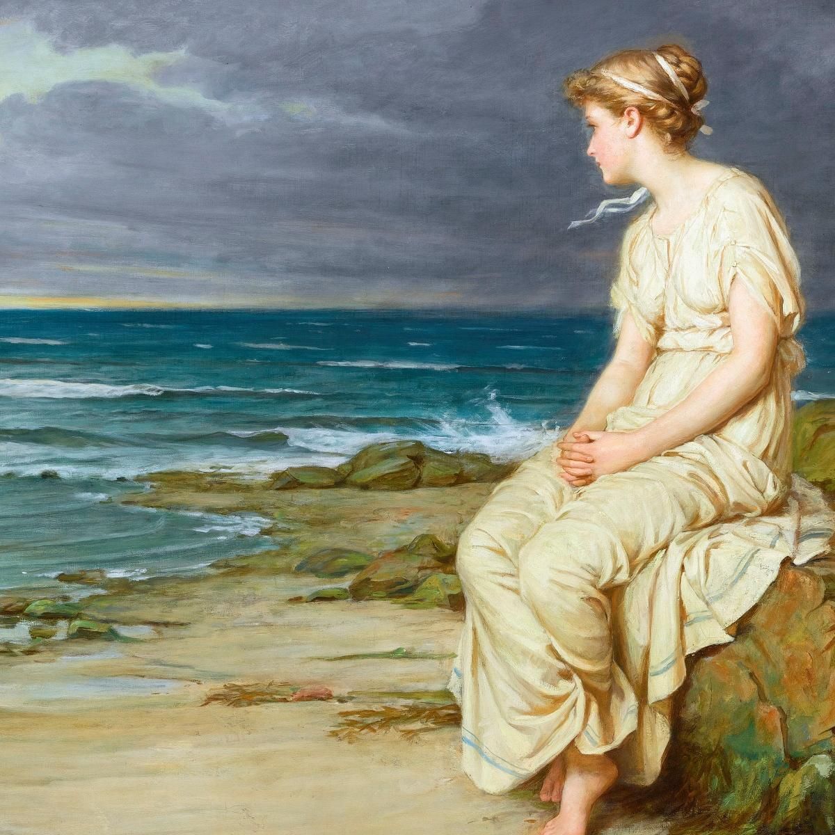 Miranda John William Waterhouse jww25 canvas print