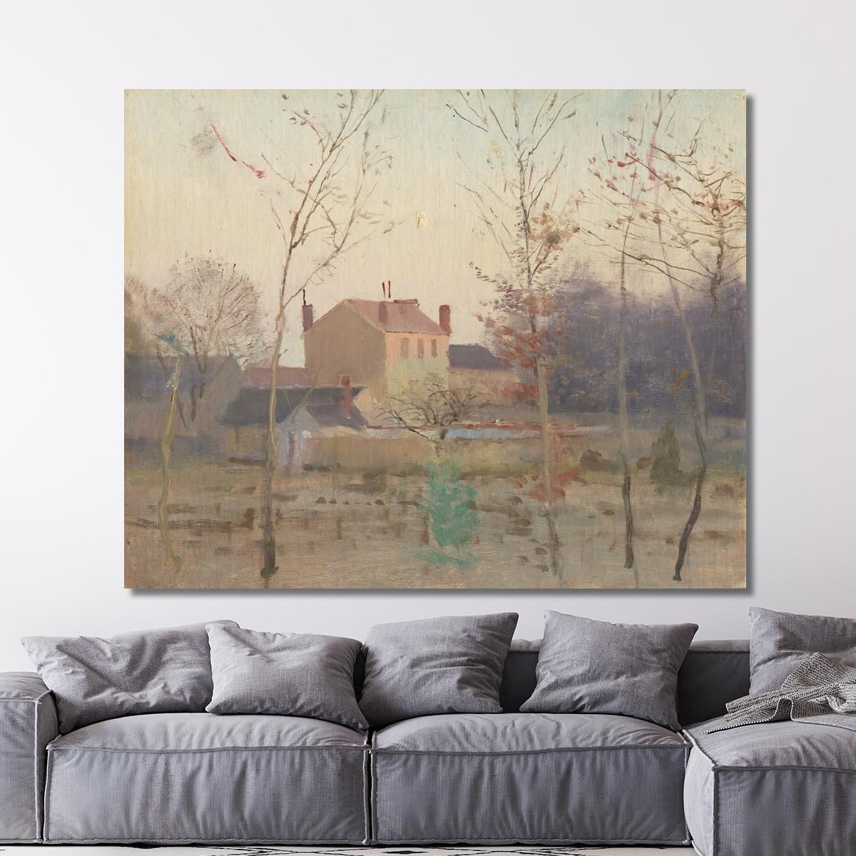 Autumn At The Edge Of A City Ladislav Mednyánszky lmd3 canvas print 