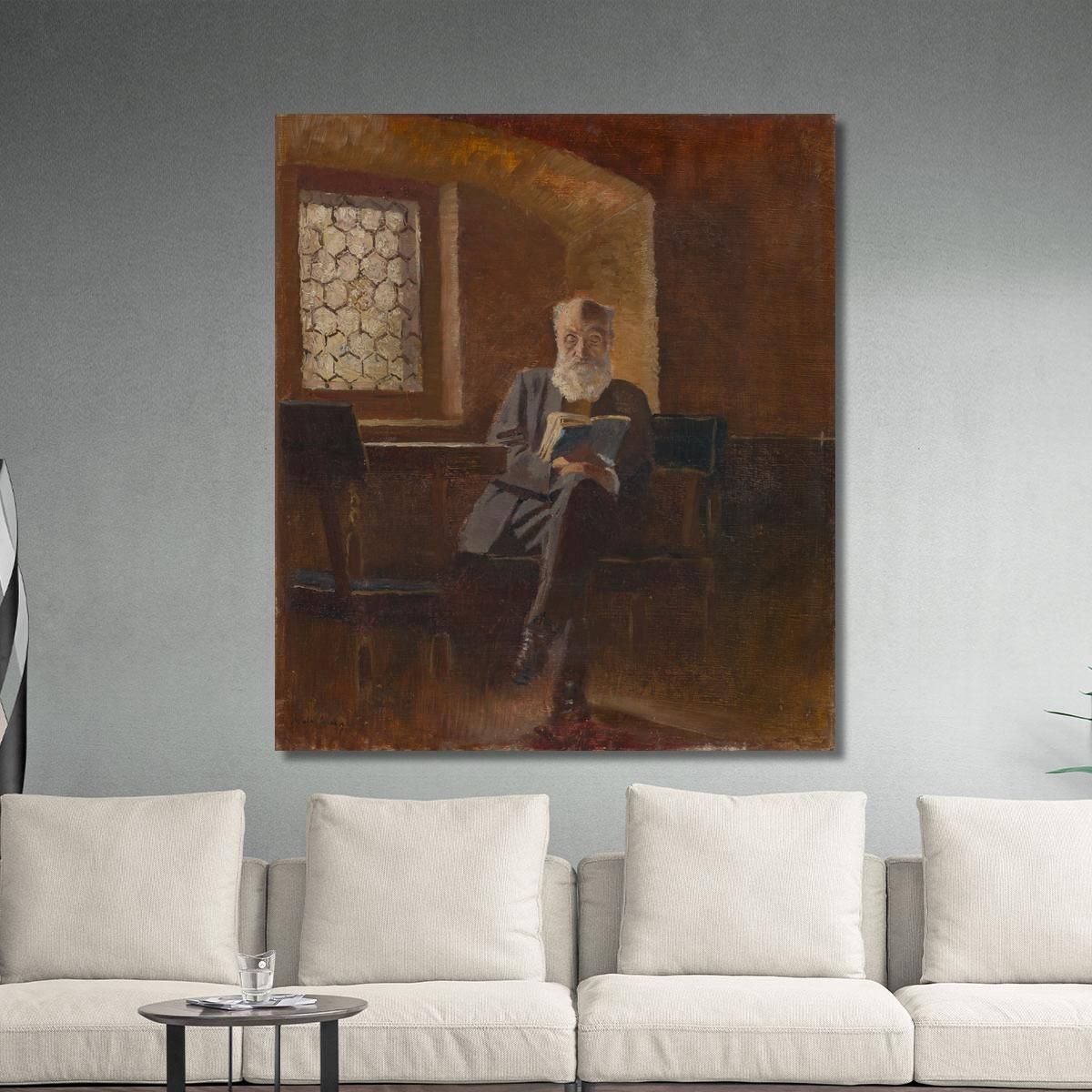 Baron Eduard Mednyánszky The Painter'S Father Ladislav Mednyánszky lmd6 canvas print 