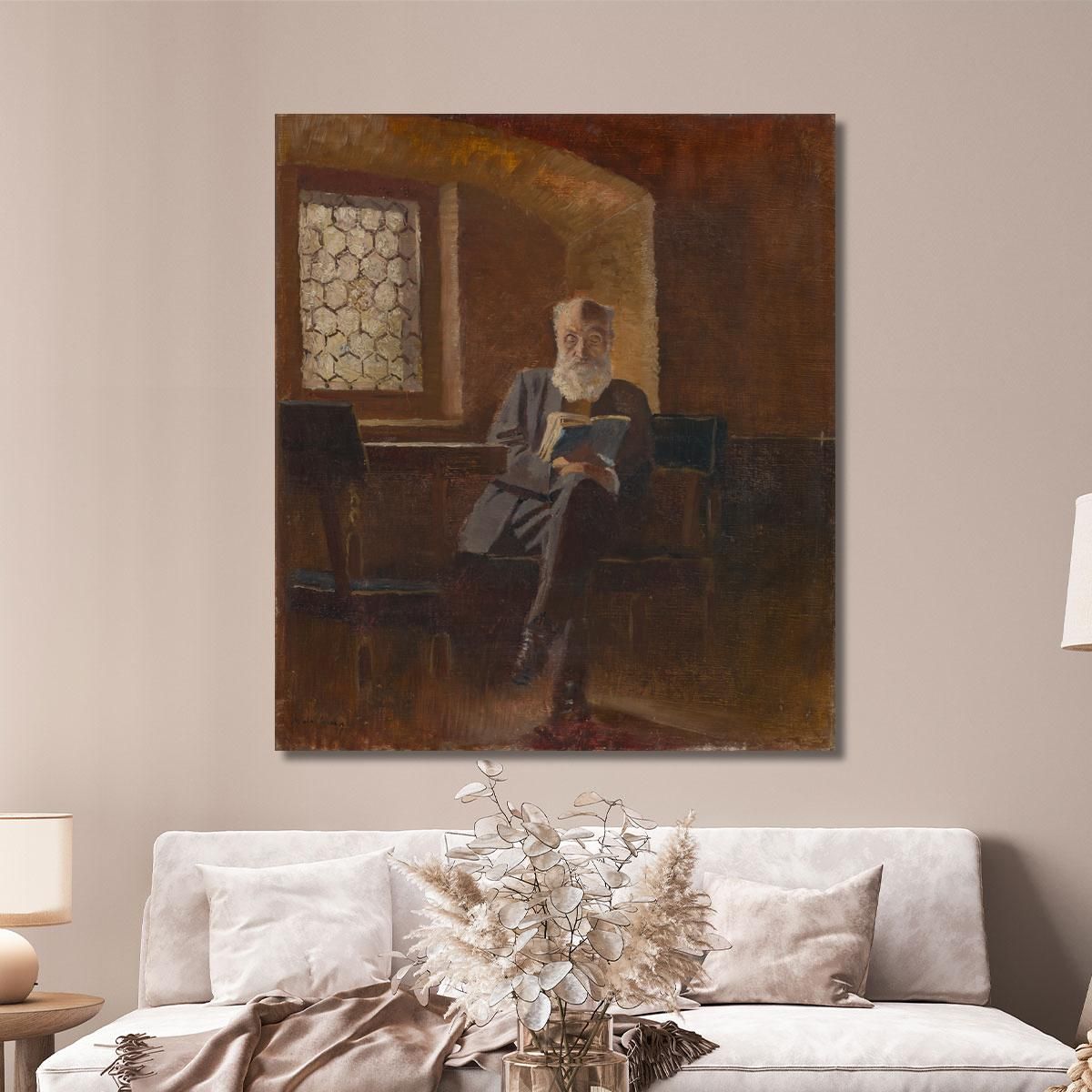 Baron Eduard Mednyánszky The Painter'S Father Ladislav Mednyánszky lmd6 canvas print 