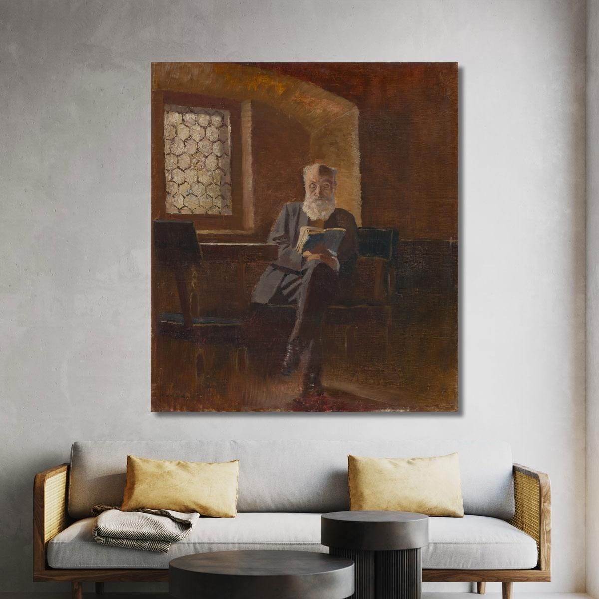 Baron Eduard Mednyánszky The Painter'S Father Ladislav Mednyánszky lmd6 canvas print 