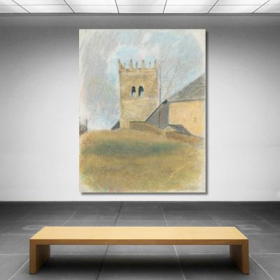 Belfry In Strážky Ladislav Mednyánszky lmd7 canvas print 