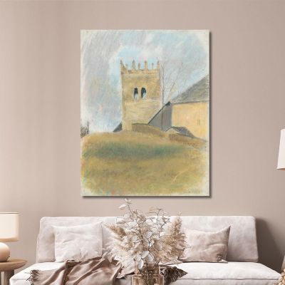 Belfry In Strážky Ladislav Mednyánszky lmd7 canvas print 