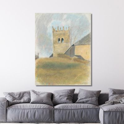 Belfry In Strážky Ladislav Mednyánszky lmd7 canvas print 