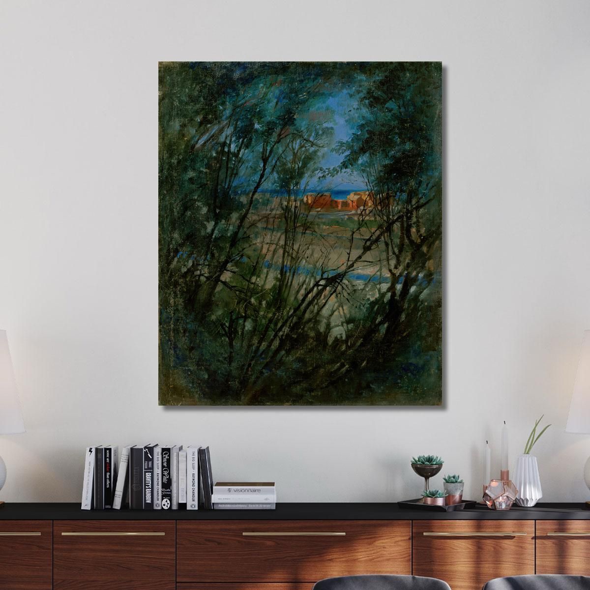 Blue Landscape Ladislav Mednyánszky lmd9 canvas print 