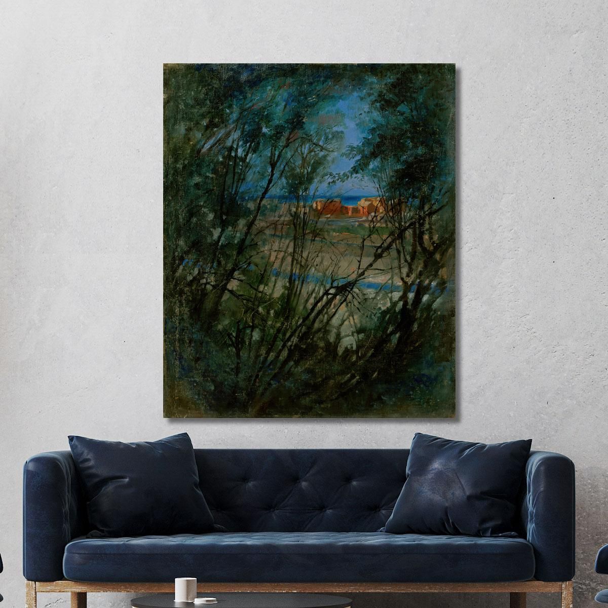 Blue Landscape Ladislav Mednyánszky lmd9 canvas print 