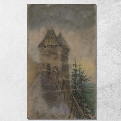 Entrance To The Castle Ladislav Mednyánszky lmd18 canvas print 