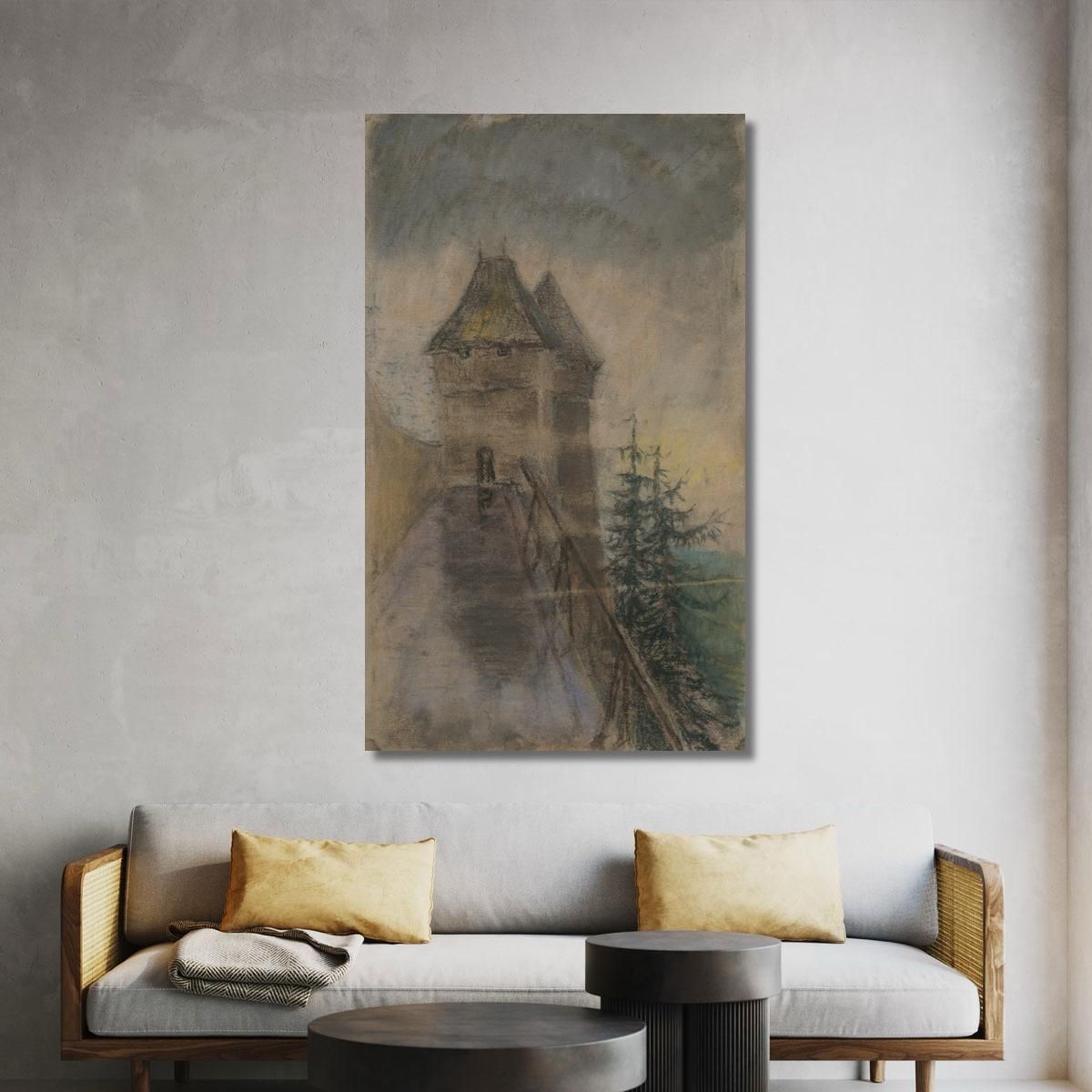 Entrance To The Castle Ladislav Mednyánszky lmd18 canvas print 