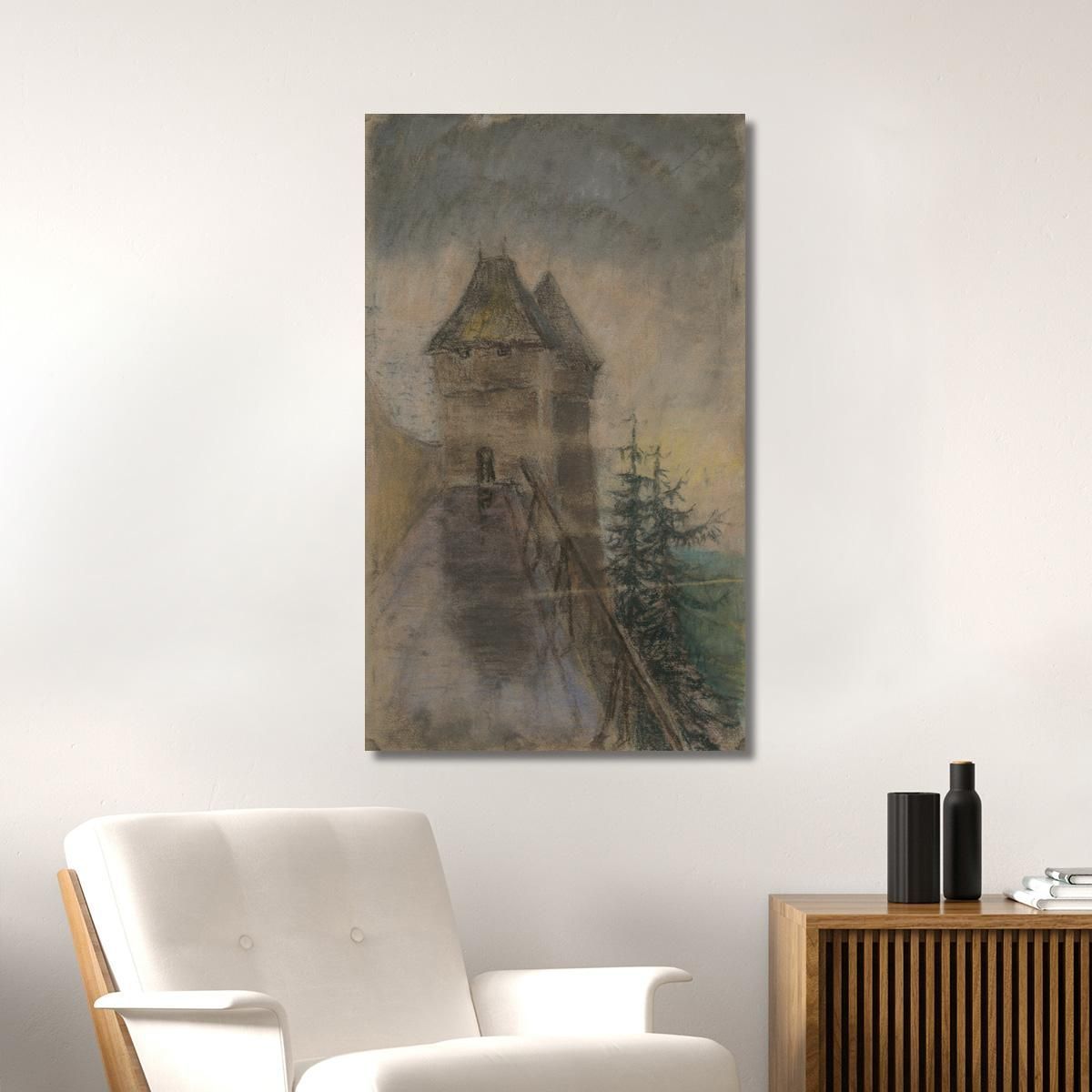 Entrance To The Castle Ladislav Mednyánszky lmd18 canvas print 
