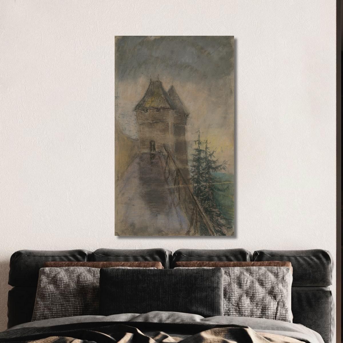 Entrance To The Castle Ladislav Mednyánszky lmd18 canvas print 
