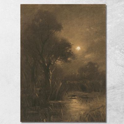 Evening Landscape 2 Ladislav Mednyánszky lmd19 canvas print 