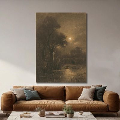 Evening Landscape 2 Ladislav Mednyánszky lmd19 canvas print 