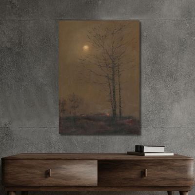 Evening Landscape Ladislav Mednyánszky lmd20 canvas print 