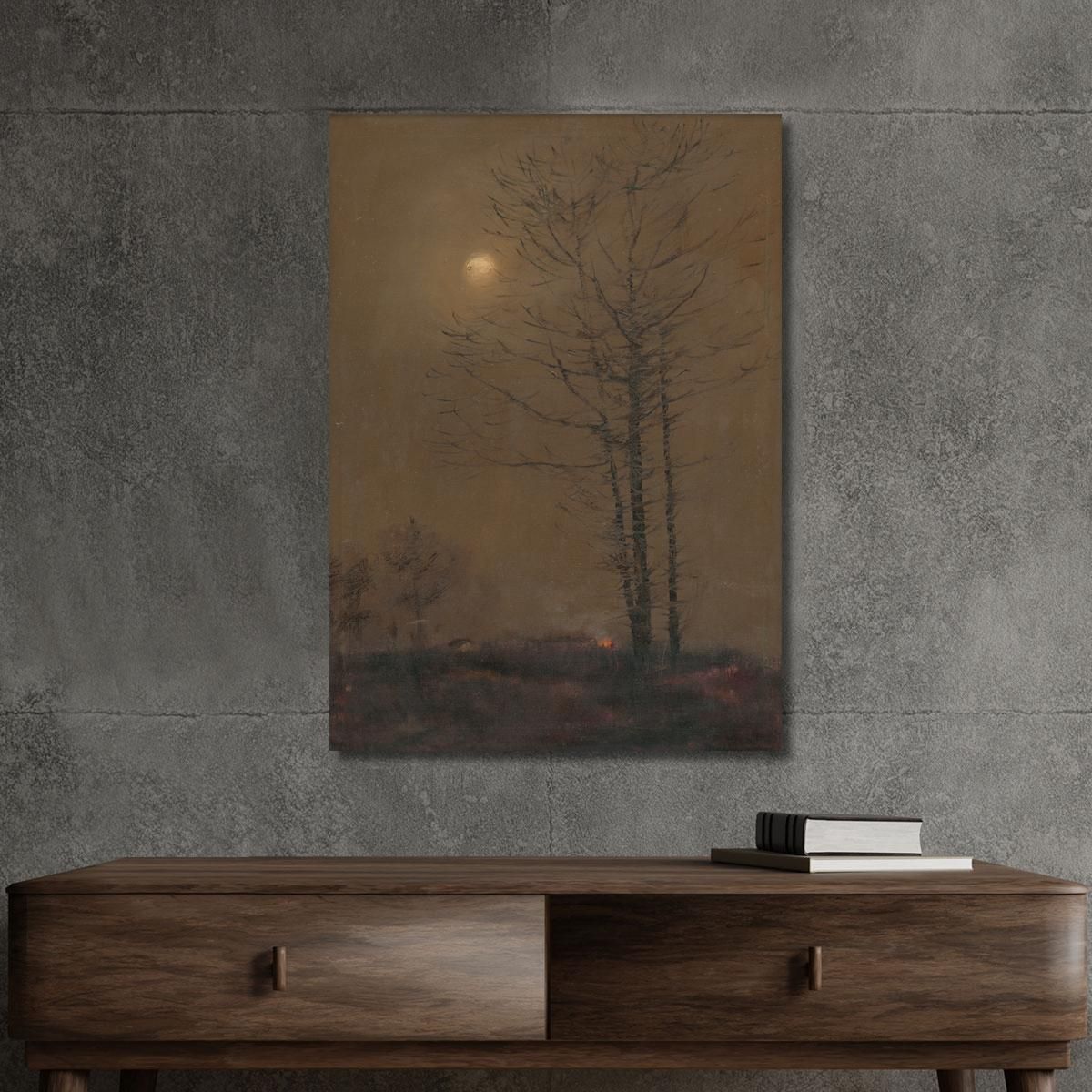 Evening Landscape Ladislav Mednyánszky lmd20 canvas print 