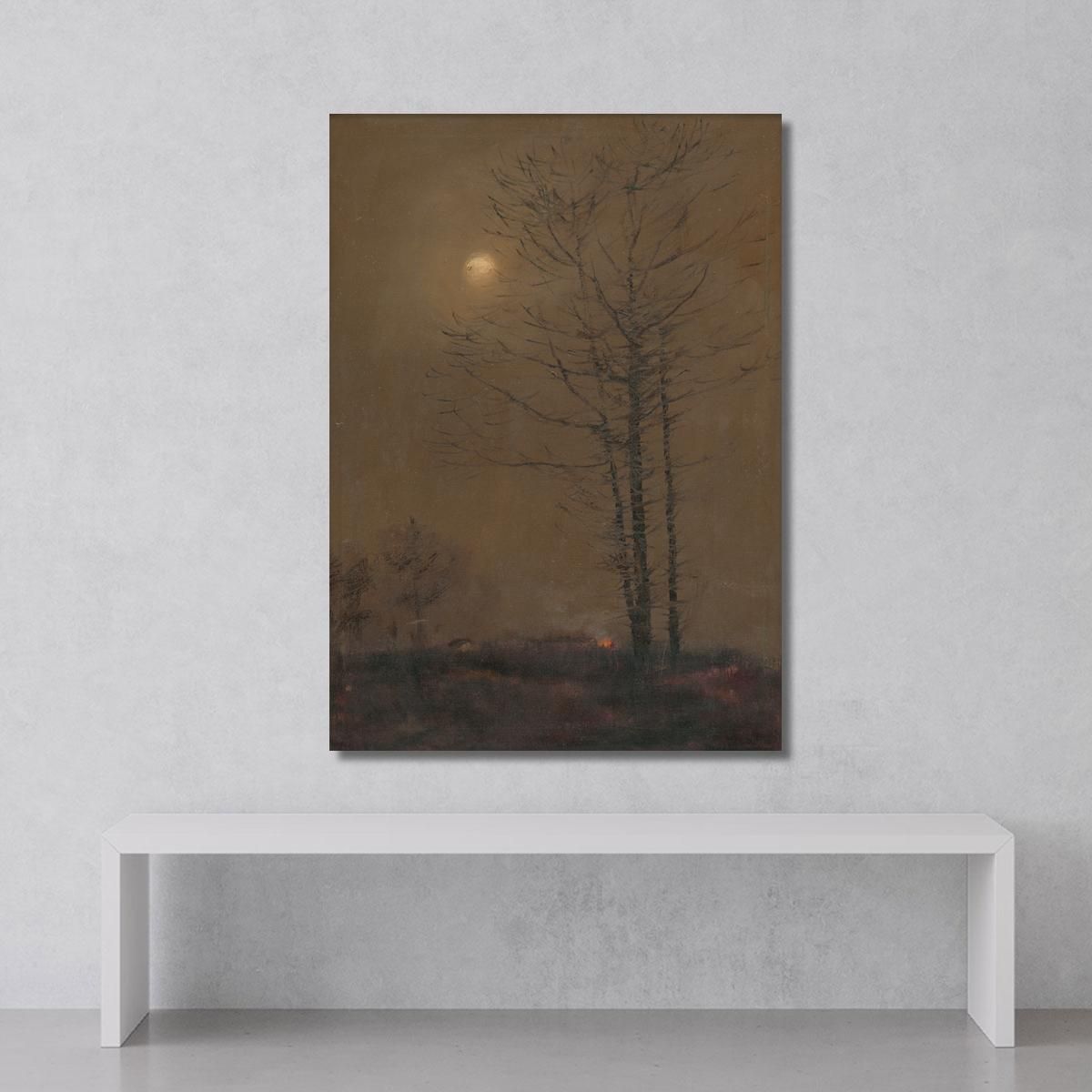 Evening Landscape Ladislav Mednyánszky lmd20 canvas print 