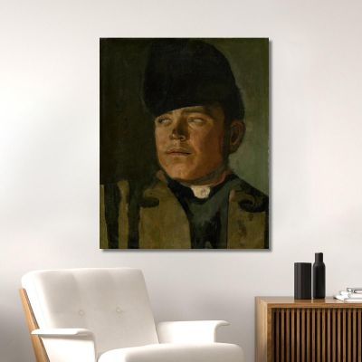 Groom In A Fur Cap Ladislav Mednyánszky lmd28 canvas print 