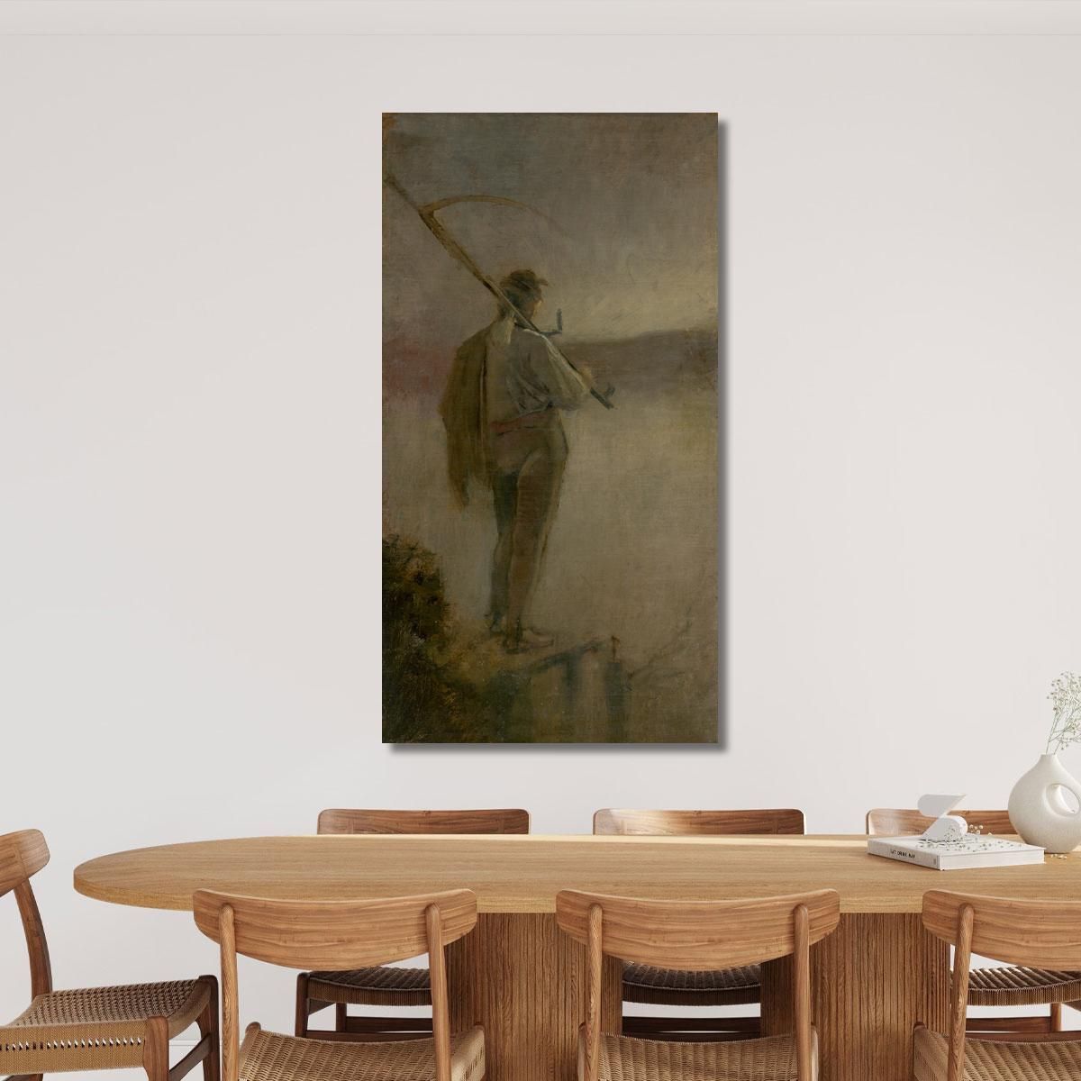 Mower By The River Ladislav Mednyánszky lmd33 canvas print 