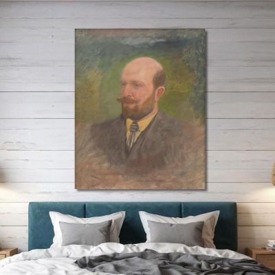Portrait Of A Man With A Tie Ladislav Mednyánszky lmd54 canvas print 