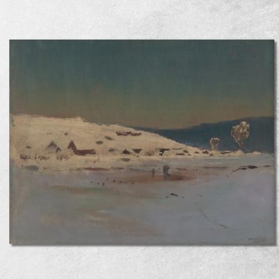 Winter Landscape 2 Ladislav Mednyánszky lmd65 canvas print 