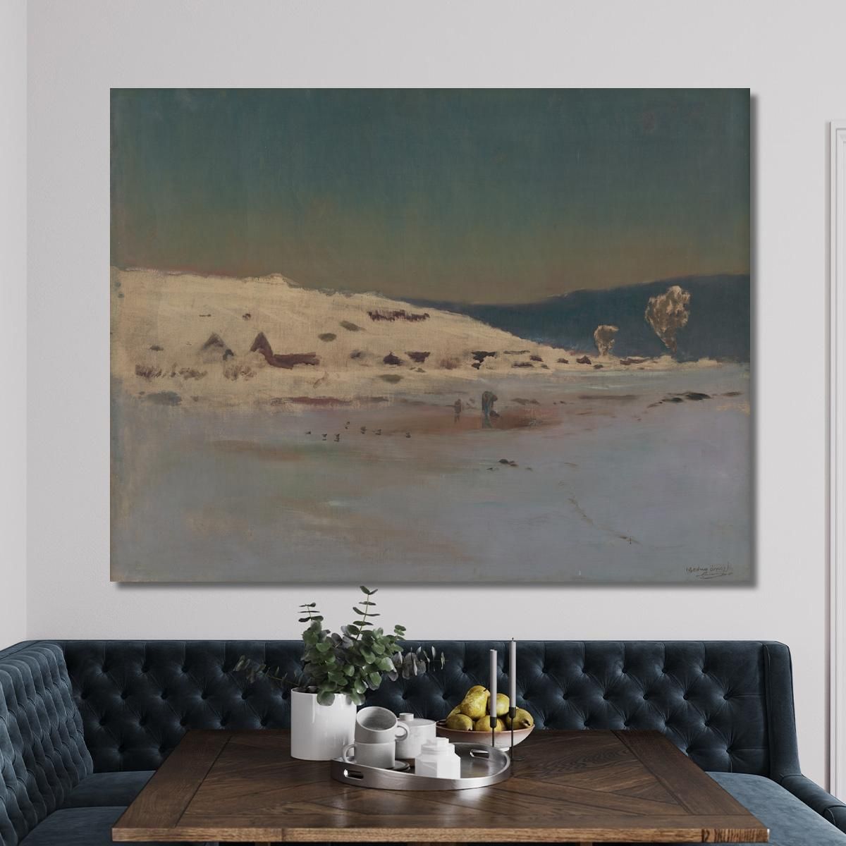 Winter Landscape 2 Ladislav Mednyánszky lmd65 canvas print 