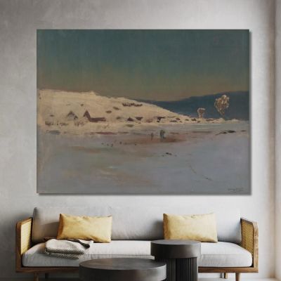 Winter Landscape 2 Ladislav Mednyánszky lmd65 canvas print 