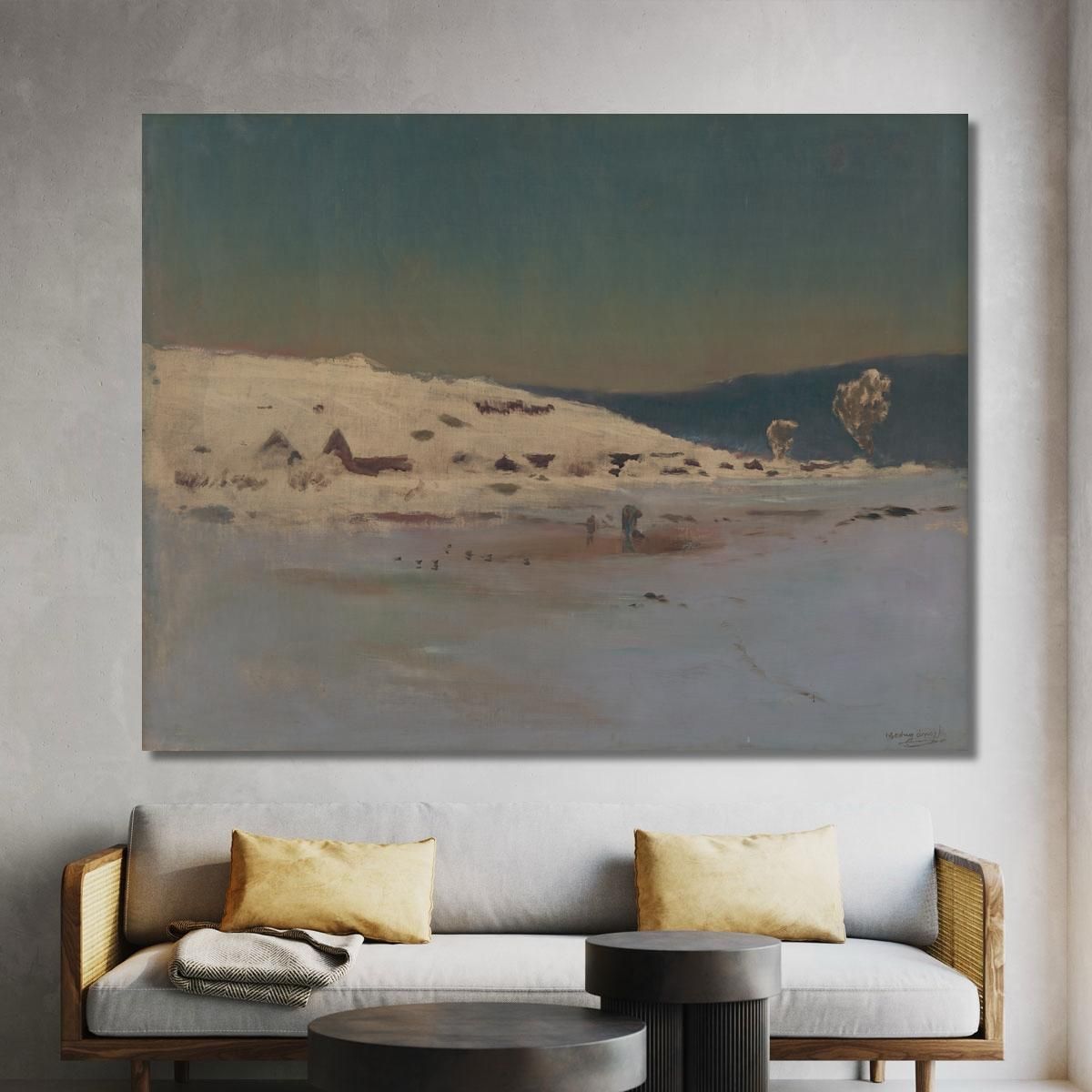 Winter Landscape 2 Ladislav Mednyánszky lmd65 canvas print 