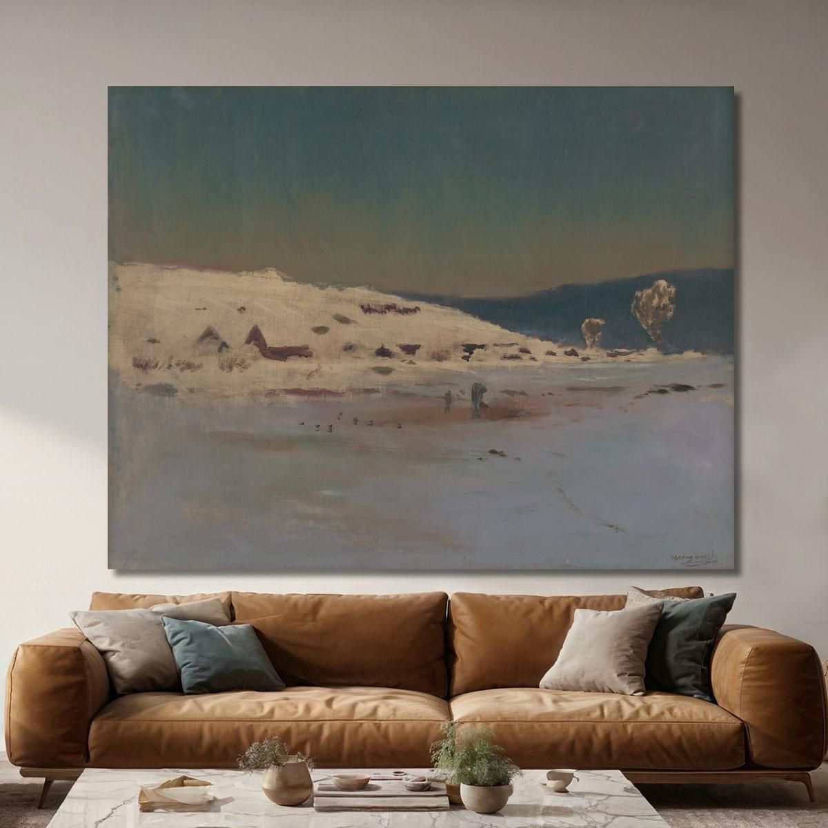 Winter Landscape 2 Ladislav Mednyánszky lmd65 canvas print 