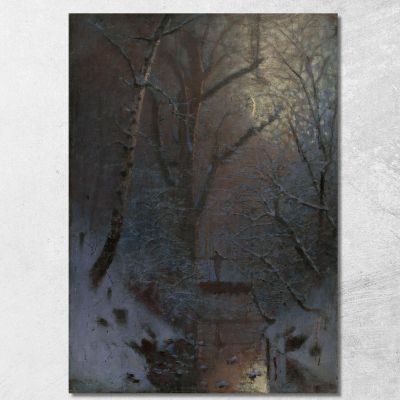 Winter: Winter Night Ladislav Mednyánszky lmd66 canvas print 