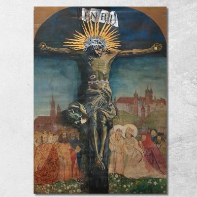 Christ On The Cross Leon Wyczółkowski lwy7 canvas print 