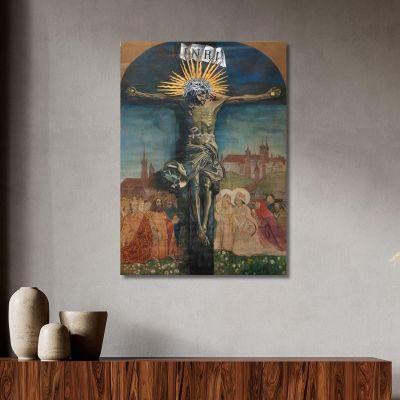 Christ On The Cross Leon Wyczółkowski lwy7 canvas print 