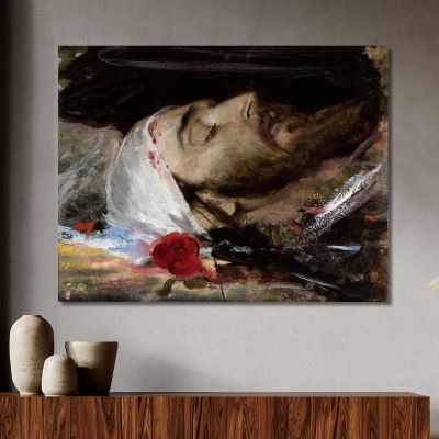 Head Of Christ Leon Wyczółkowski lwy21 canvas print 