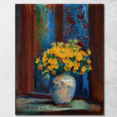 Marsh Marigolds Leon Wyczółkowski lwy27 canvas print 