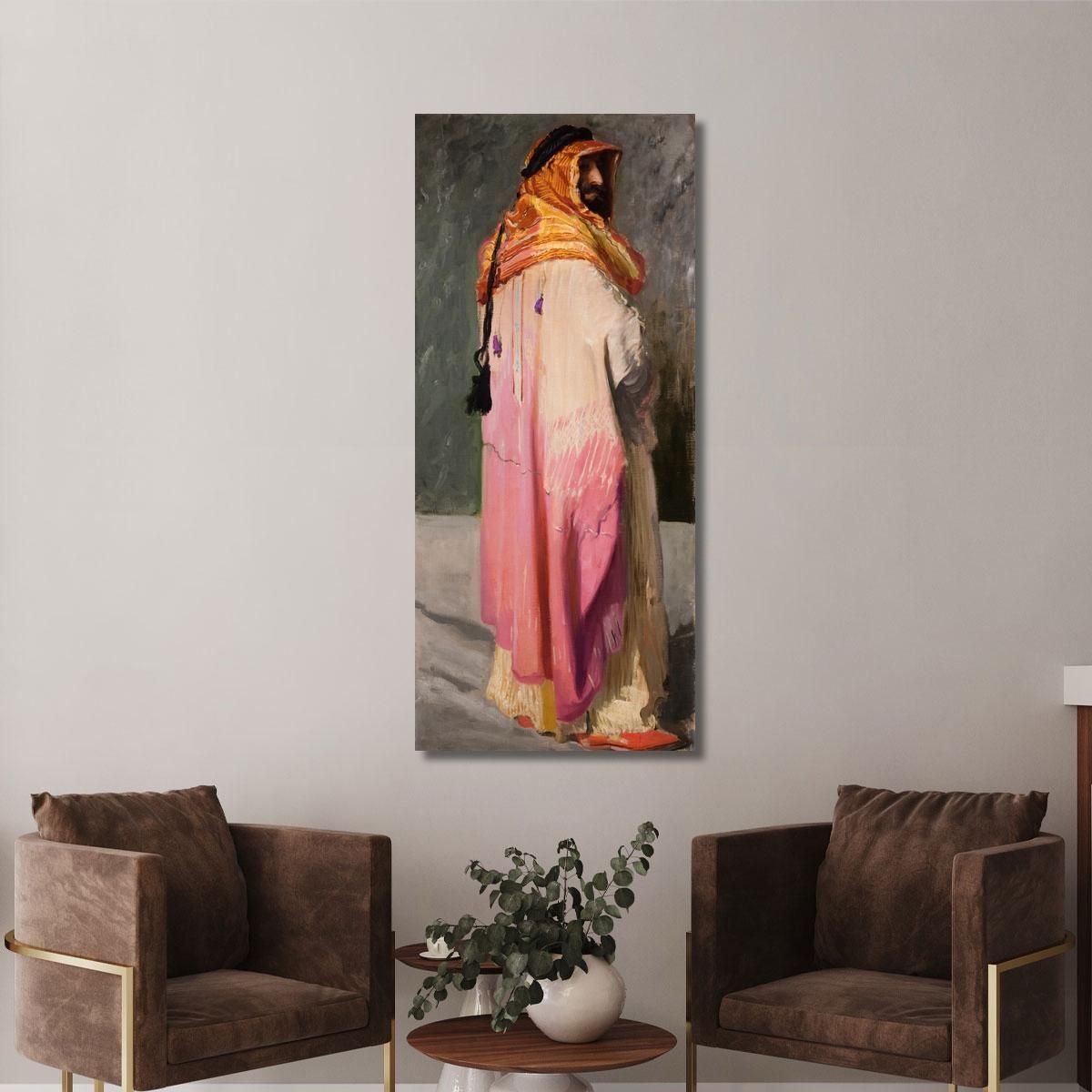 Portrait Of Feliks Jasieński Dressed As A Bedouin Leon Wyczółkowski lwy41 canvas print 