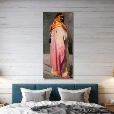 Portrait Of Feliks Jasieński Dressed As A Bedouin Leon Wyczółkowski lwy41 canvas print 