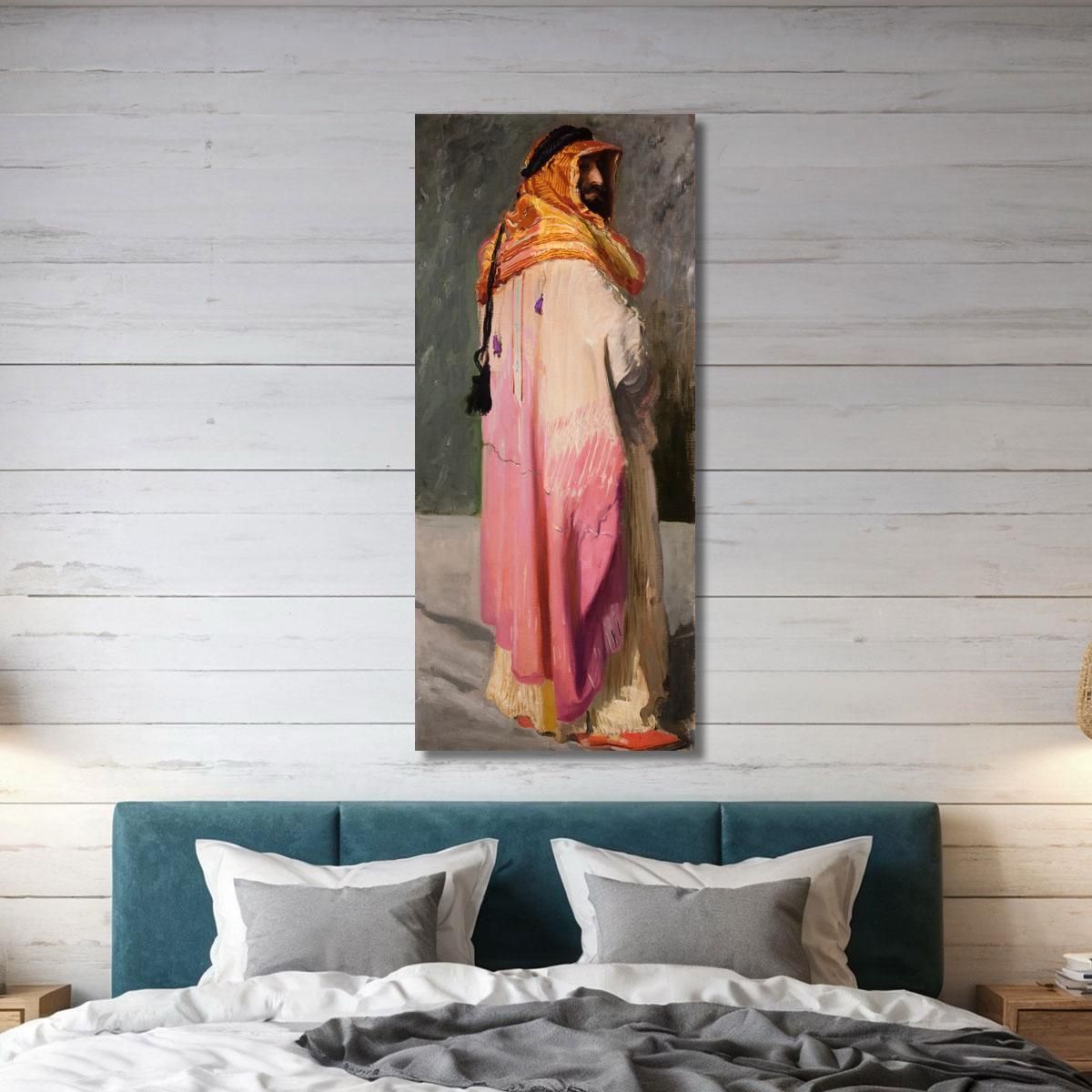 Portrait Of Feliks Jasieński Dressed As A Bedouin Leon Wyczółkowski lwy41 canvas print 