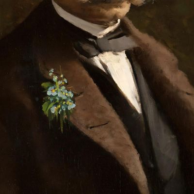 Portrait Of Jakub Barącz Leon Wyczółkowski lwy42 canvas print