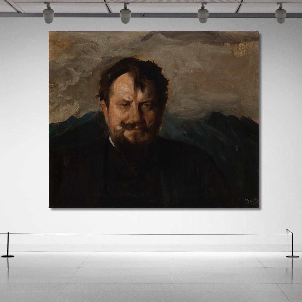 Portrait Of Jan Kasprowicz Leon Wyczółkowski lwy43 canvas print 
