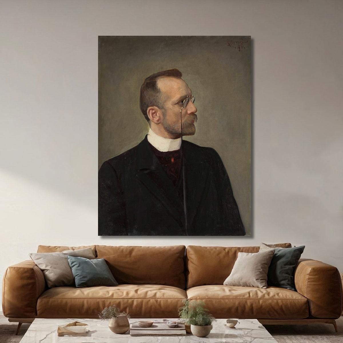 Portrait Of Mikołaj Brzeski Leon Wyczółkowski lwy45 canvas print 