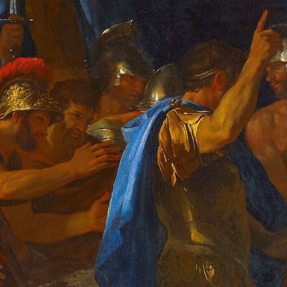 The Death Of Germanicus Nicolas Poussin nps35 canvas print