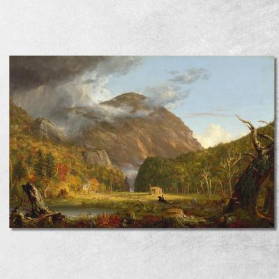 A View Of The Mountain Pass Called The Notch Of The White Mountains Crawford Notch Thomas Cole tcl2 canvas print 