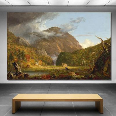A View Of The Mountain Pass Called The Notch Of The White Mountains Crawford Notch Thomas Cole tcl2 canvas print 