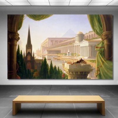 Architect'S Dream Thomas Cole tcl6 canvas print 