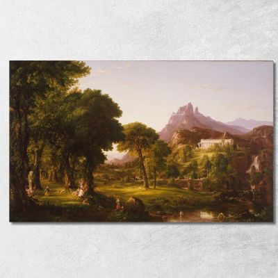 Dream Of Arcadia Thomas Cole tcl12 canvas print 