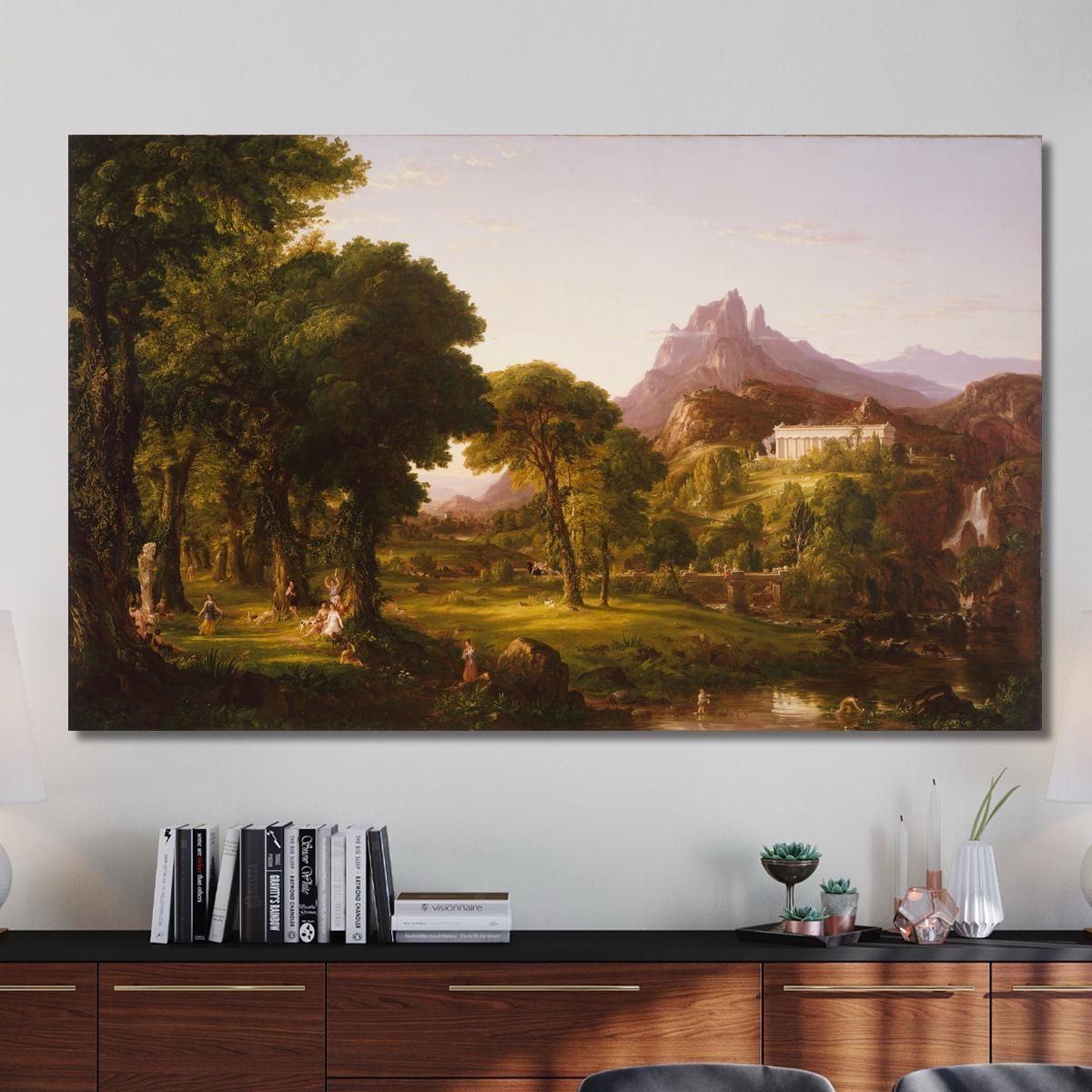Dream Of Arcadia Thomas Cole tcl12 canvas print 