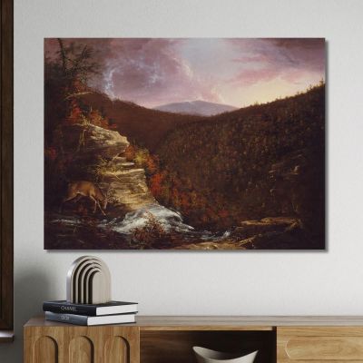 From The Top Of Kaaterskill Falls Thomas Cole tcl14 canvas print 